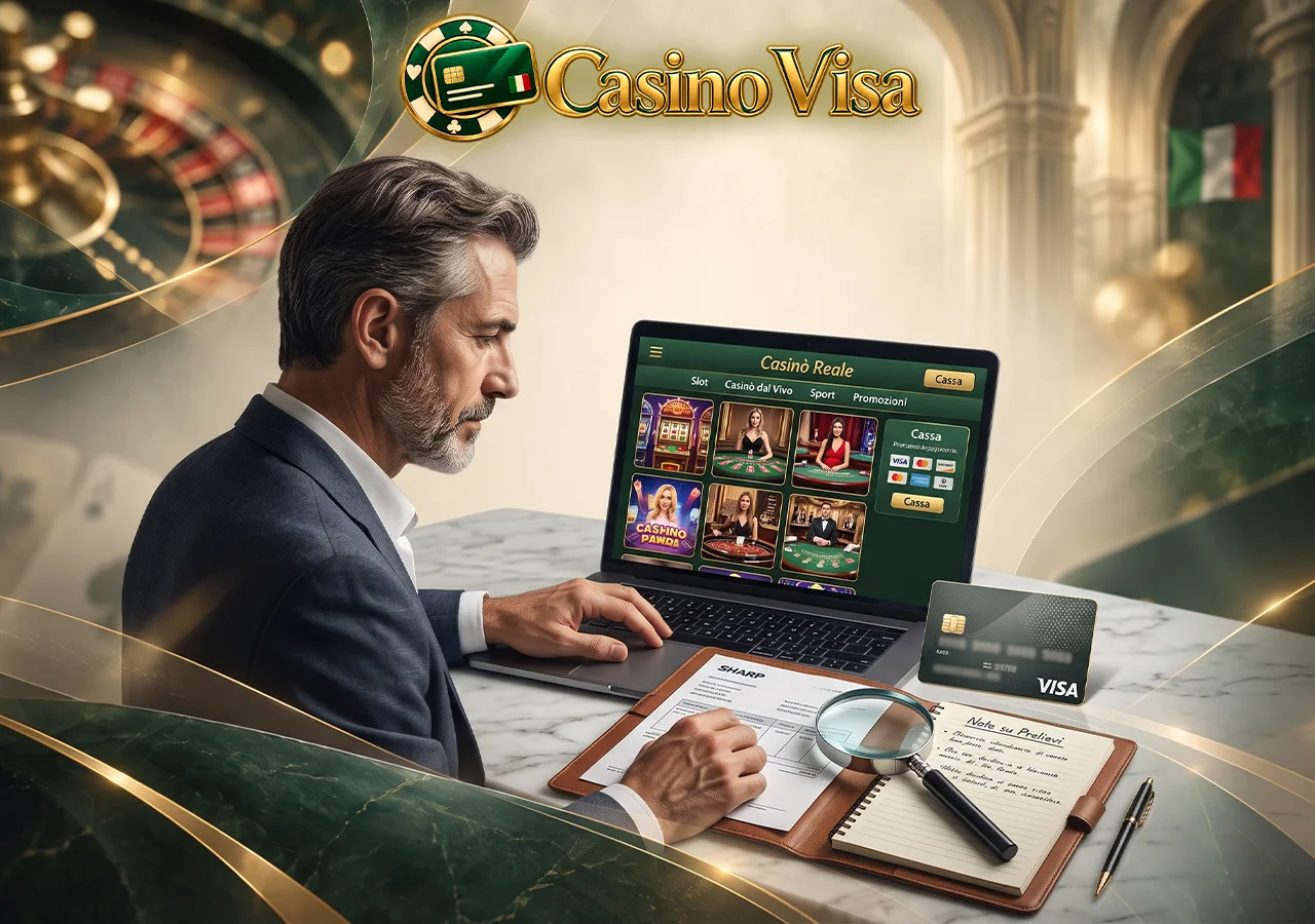 Le recensioni valutano pagamenti, giochi e assistenza dei singoli casinò.